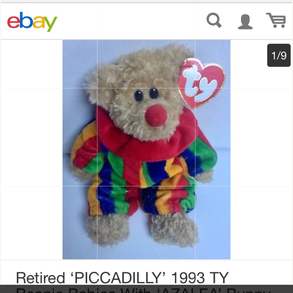 1993 retired Piccadilly bear